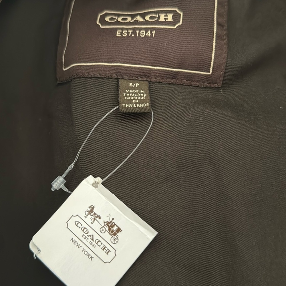 Coach Tatersall Plaid Utility Field Jacket Small - Picture 8 of 11